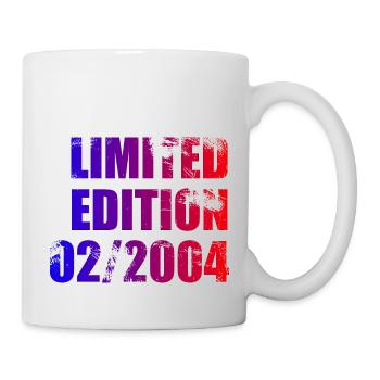 20e anniversaire édition limitée 02/2004 - Mug blanc - blanc - Droite