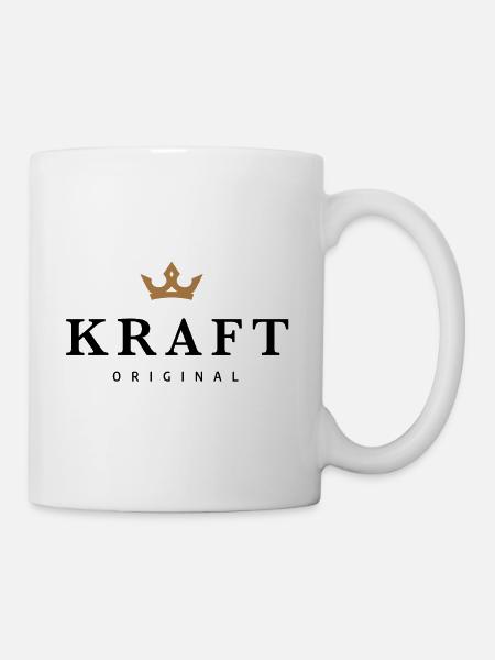 Kraft - Tasse - Weiß