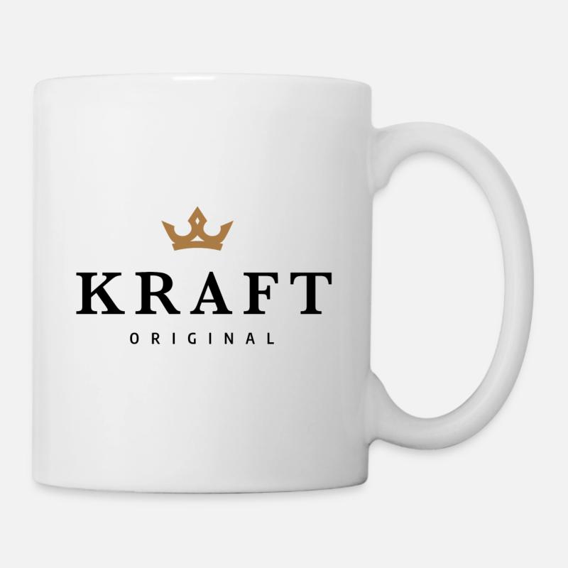 Kraft - Tasse - Weiß