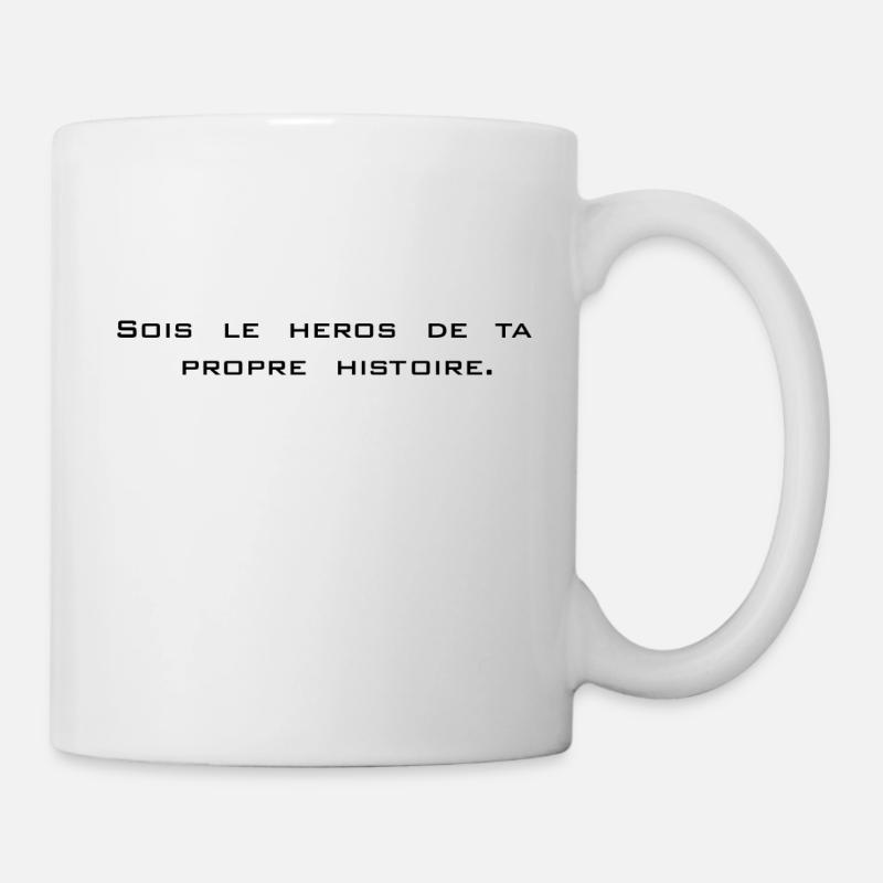 Sois le héros de ta propre histoire - Mug blanc - blanc