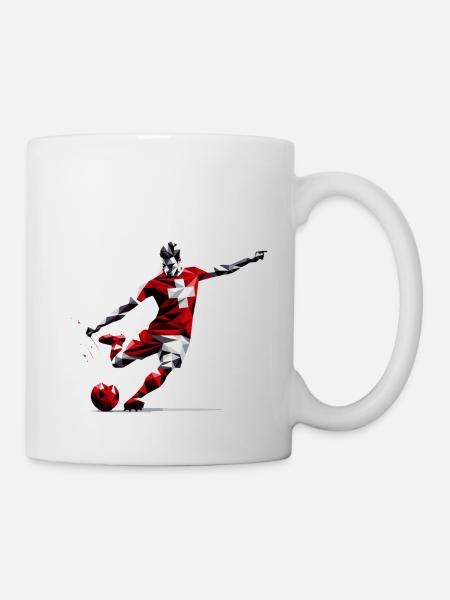 Football Suisse - Mug blanc - blanc
