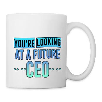 Vous êtes à la recherche d’un futur PDG 4 - Mug blanc - blanc - Droite