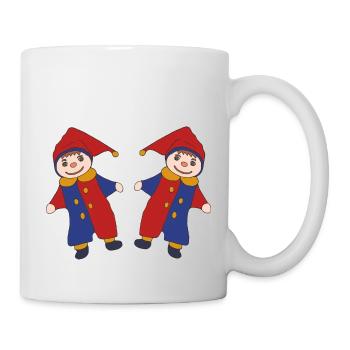 kasper doppelt - Tasse - Weiß - Rechts