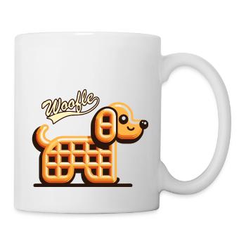 Woofle - Mug blanc - blanc - Droite
