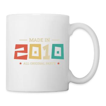 Legendär seit 2010 Original 2010 - Tasse - Weiß - Rechts