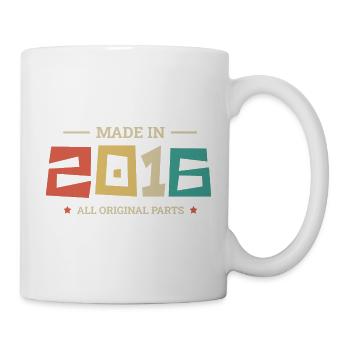 Legendär seit 2016 Original 2016 - Tasse - Weiß - Rechts