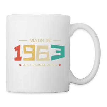 Legendär seit 1963 Original 1963 - Tasse - Weiß - Rechts