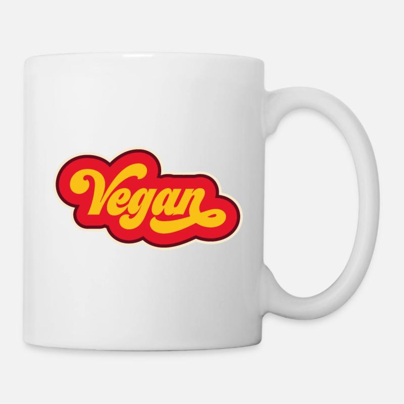 Végétalien - Mug blanc - blanc