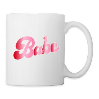 Valentine's Day love babe fun funny - Mug - white - Right