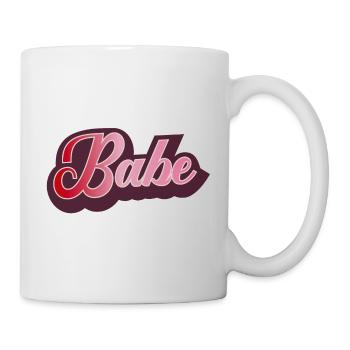 Valentine's Day love babe fun funny - Mug - white - Right