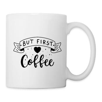 Coffee - Tasse - Weiß - Rechts