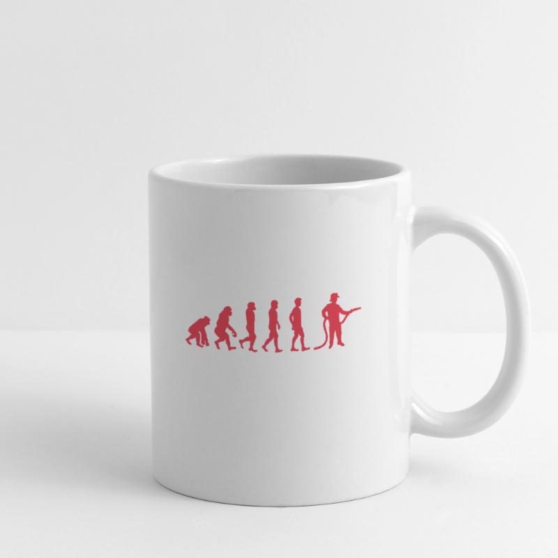 Evolution Feuerwehrmann rot Tasse