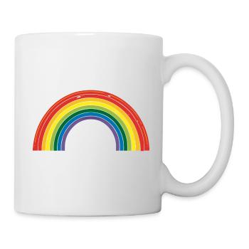 Rainbow Straight Lines - Mug - white - Right