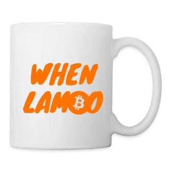 Crypto When Lambo BTC Bitcoin 1 - Mug - white - Right