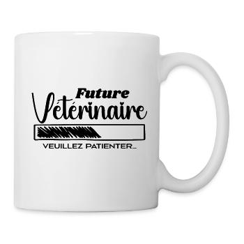 Zukünftige Tierärztin - Tasse - Weiß - Rechts