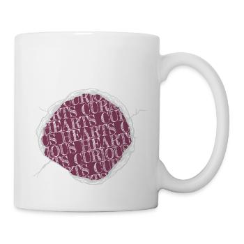 quote love curiosity community love languages - Mug - white - Right