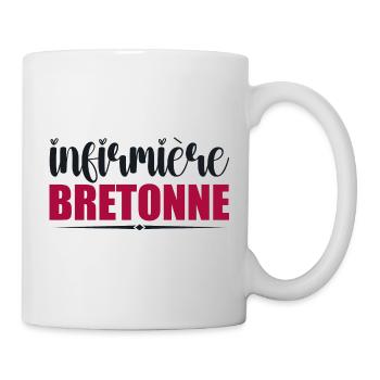 Infirmière Bretonne | Idée cadeau femme | Bretagne - Mug blanc - blanc - Droite