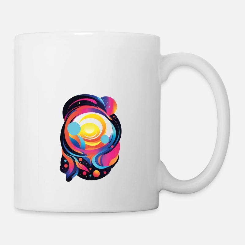 L’art abstrait : la beauté de l’univers - Mug blanc - blanc