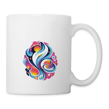 Colorful Abstraction: A Dance - Mug - white - Right