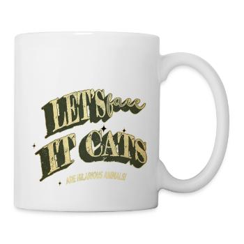 Cat Cute Cats Cool Happy Cat Toys Bday Awesome - Mug - white - Right