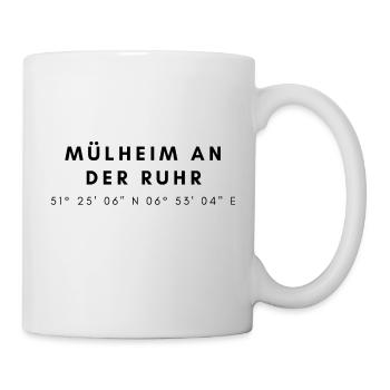 Mülheim an der Ruhr coordinates - Mug - white - Right