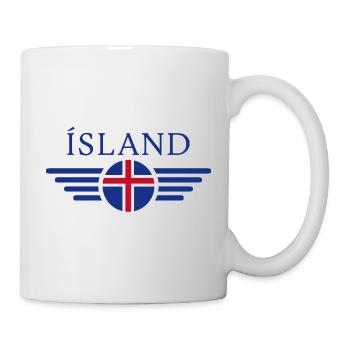 Iceland Natural Wonders T-Shirt - Mug - white - Right