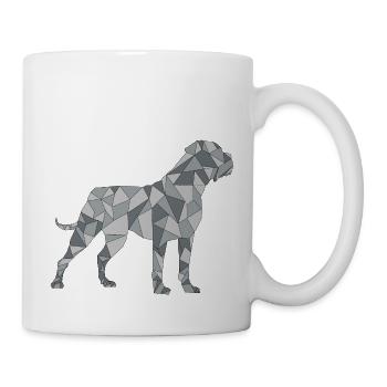 CANE CORSO geometrisch - Tasse - Weiß - Rechts