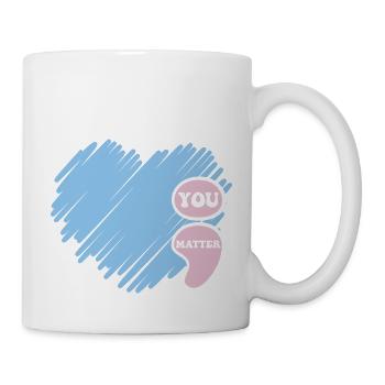 La santé mentale, ça compte - Maladie du cerveau humain - Mug blanc - blanc - Droite