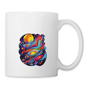 Glowing Galaxy: A Sea of Colors - Mug - white - Right