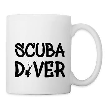 Scuba Diver - Tasse - Weiß - Rechts