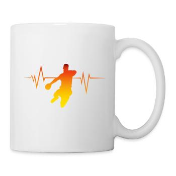 Handball. L’amour du sport. - Mug blanc - blanc - Droite