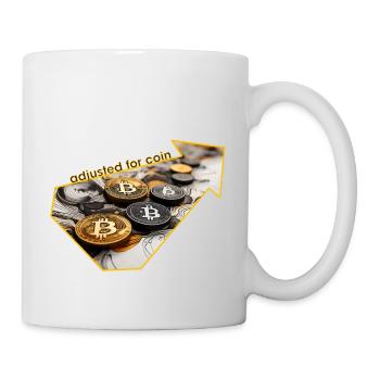 crypto geld ,adjusted for coin - Tasse - Weiß - Rechts