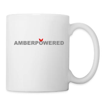 Alimenté par l’ambre 1 - Mug blanc - blanc - Droite