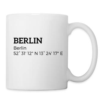 Berlin Berlin coordinates - Mug - white - Right