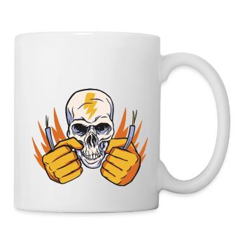 Métier d’électricien Design - Mug blanc - blanc - Droite