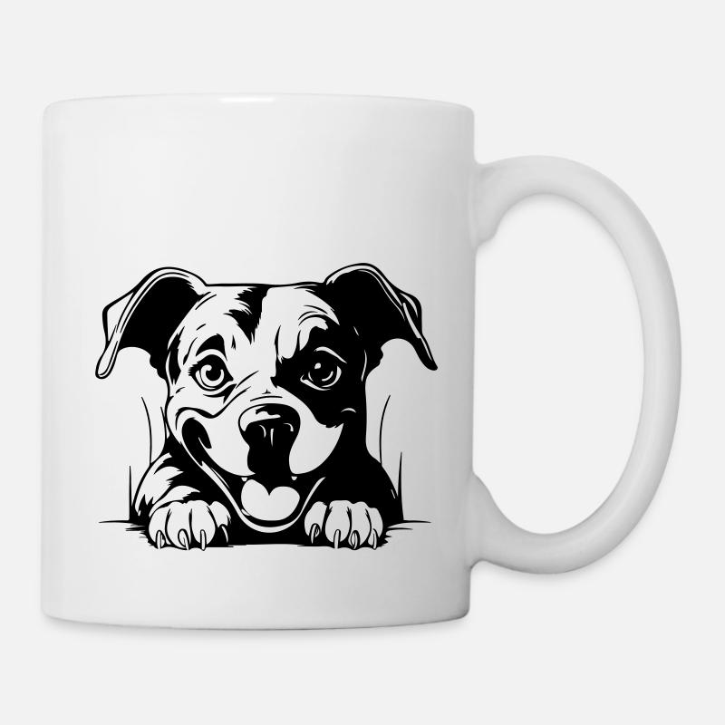 Staffordshire Bull Terrier - Mug - white