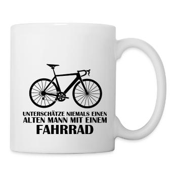 Funny Bicycle Saying - Mug - white - Right