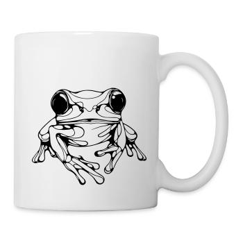 Grenouille - Mug blanc - blanc - Droite