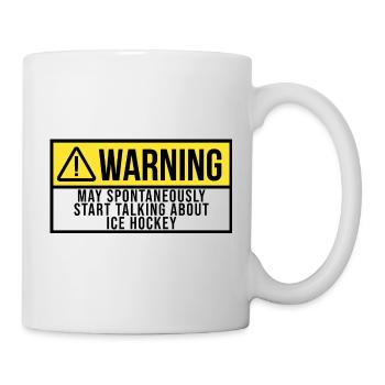 Eishockey Eishockey - Tasse - Weiß - Rechts