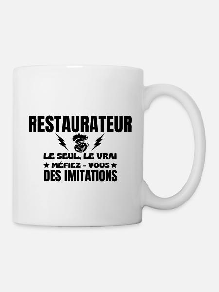 GASTRONOM DER EINZIG WAHRE - Tasse - Weiß