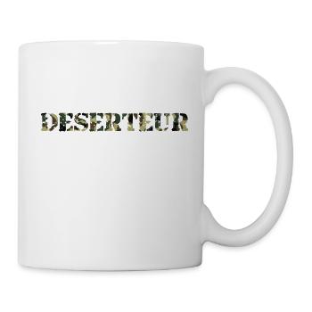 Deserteur - Tasse - Weiß - Rechts