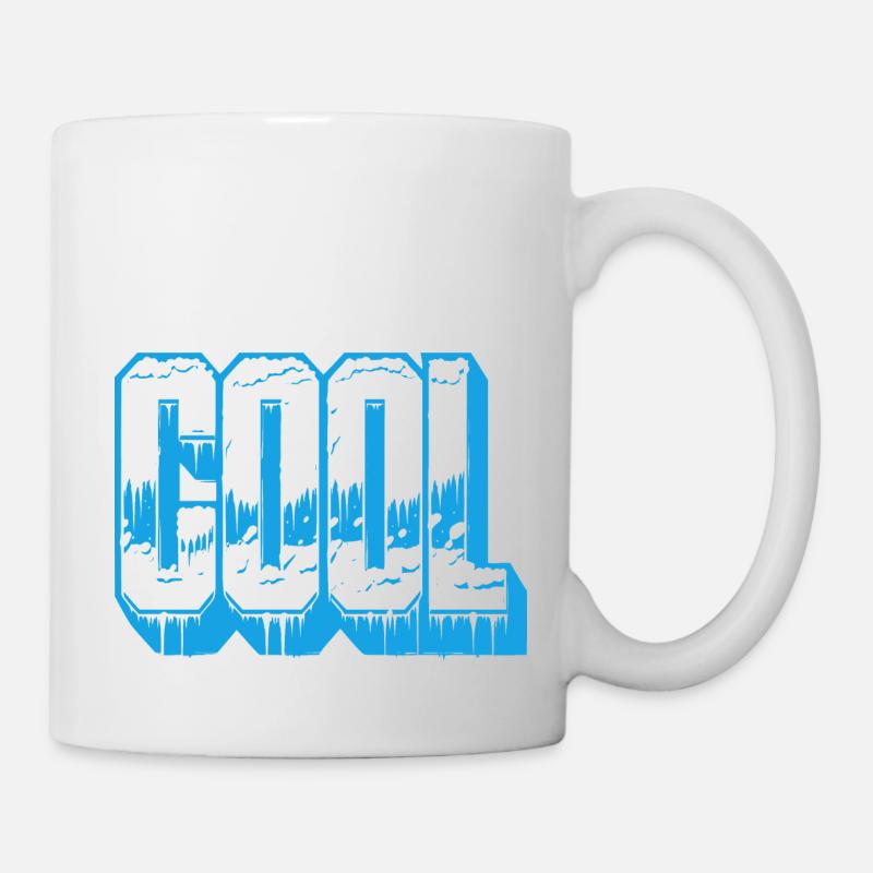 Das WORT "COOL" - Tasse - Weiß