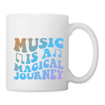 Music Is A Magical Journey - Tasse - Weiß - Rechts