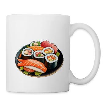 Sushi plate - Mug - white - Right