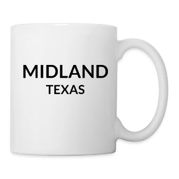 Midland Texas USA - Tasse - Weiß - Rechts