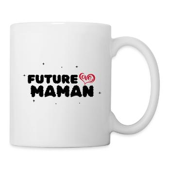 Future maman. Femme enceinte - Mug blanc - blanc - Droite