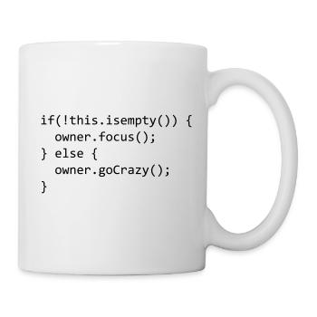 Coding - Tasse - Weiß - Rechts