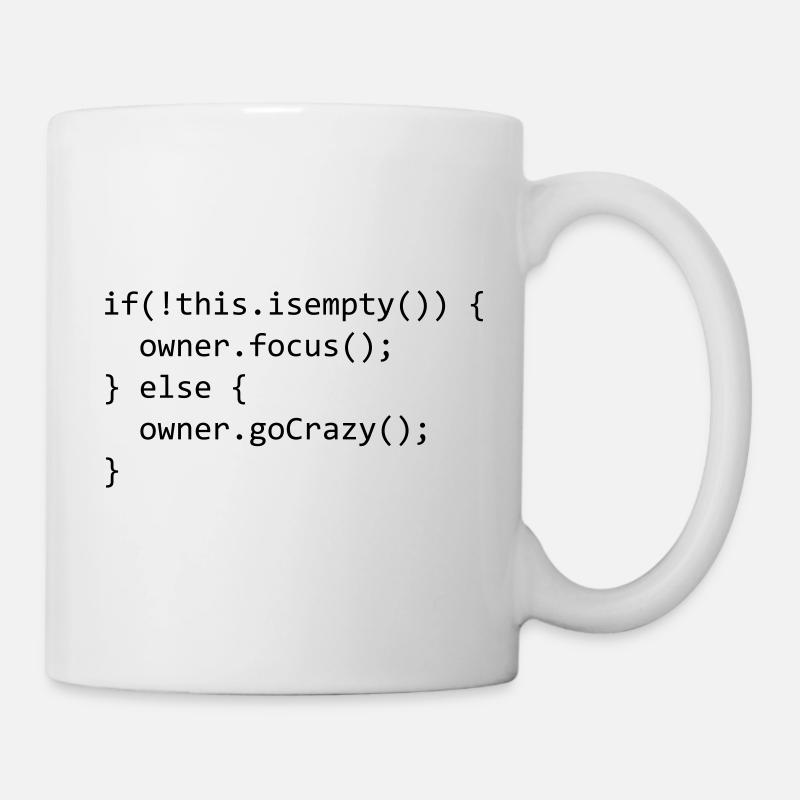Coding - Tasse - Weiß