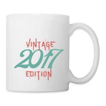 Jahrgang 2017 Ausgabe - Tasse - Weiß - Rechts