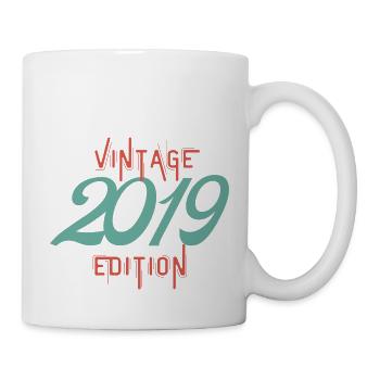 Jahrgang 2019 Ausgabe - Tasse - Weiß - Rechts